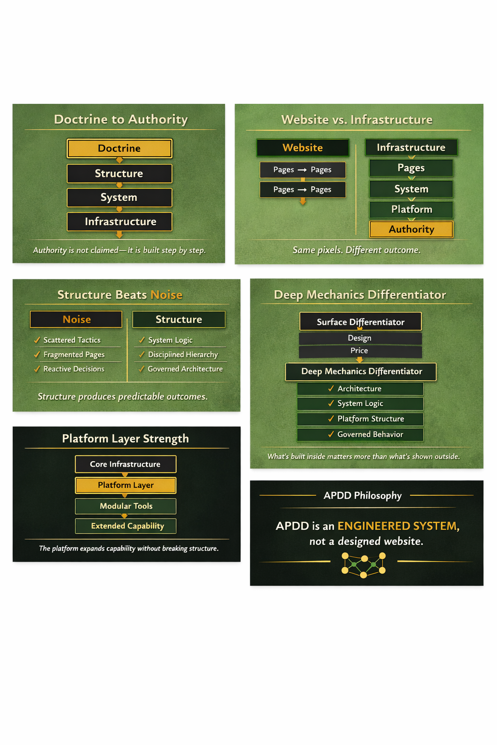 APDD Infrastructure Doctrine Diagram
